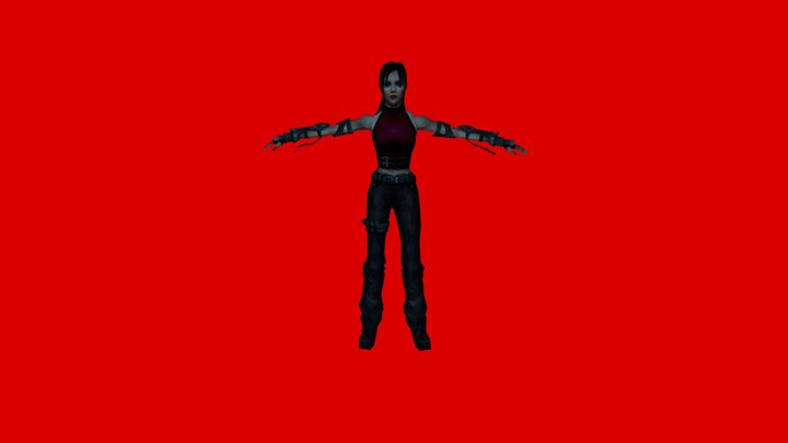 Primal - Jen (Rigged and compatible with Unreal) 3D Model