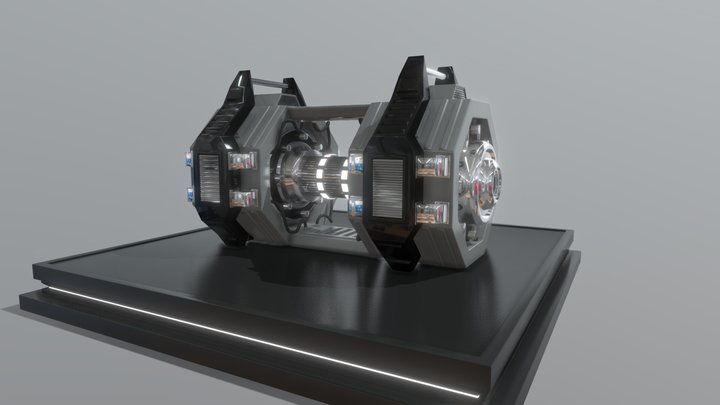 Sci-Fi Machine 3D Model