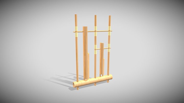 Angklung 3D Model