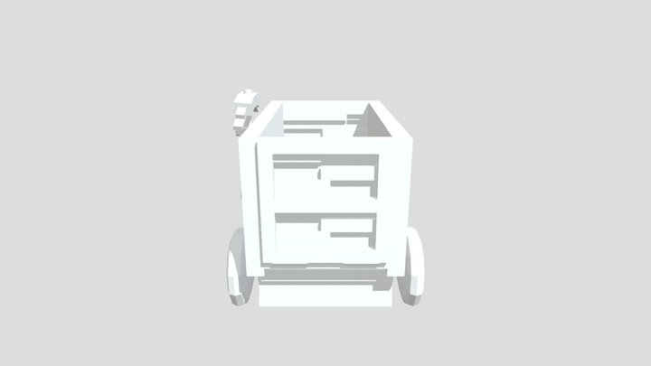 Mine Wagon 3D Model