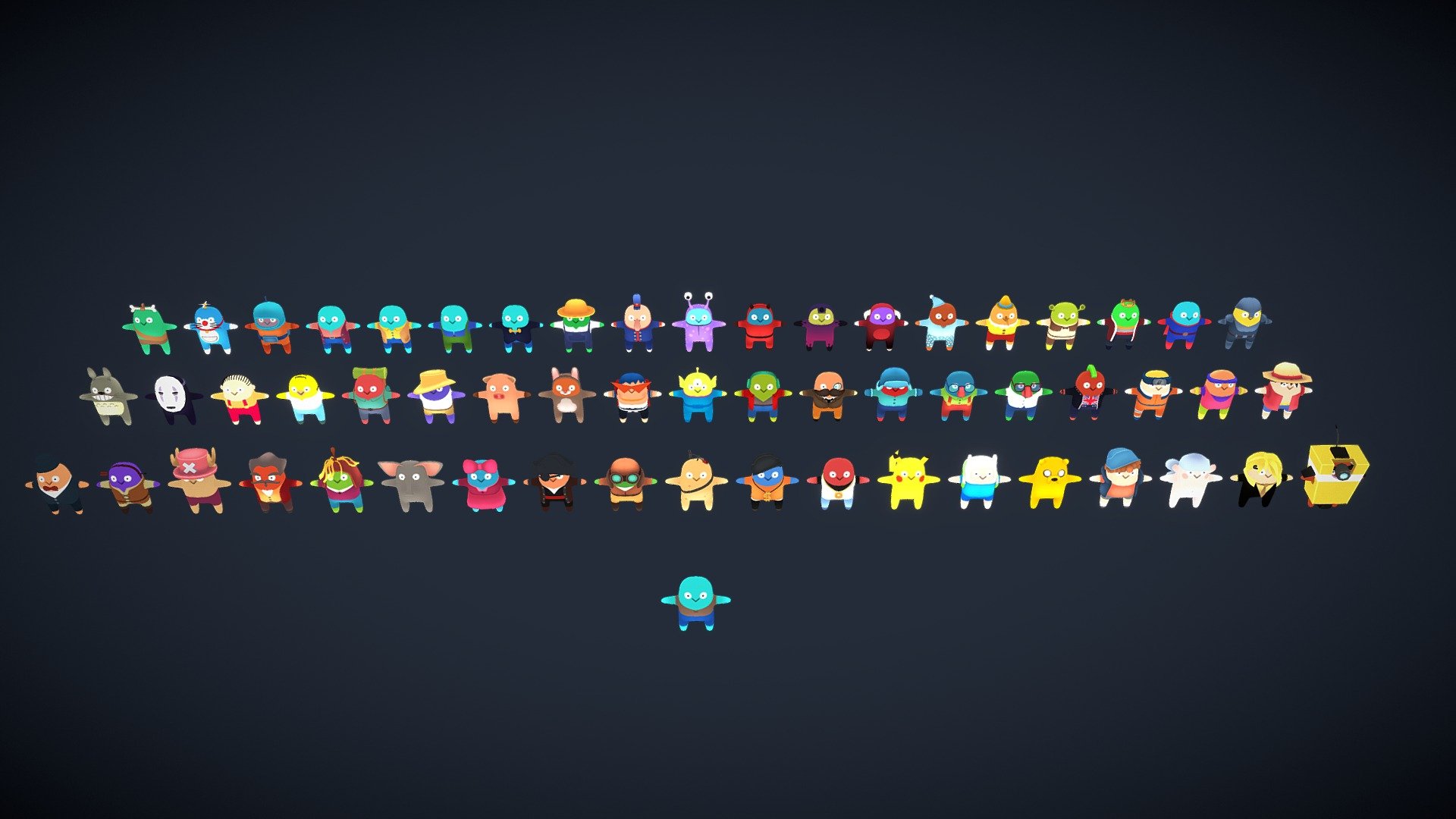 Cartoon characters pack_all