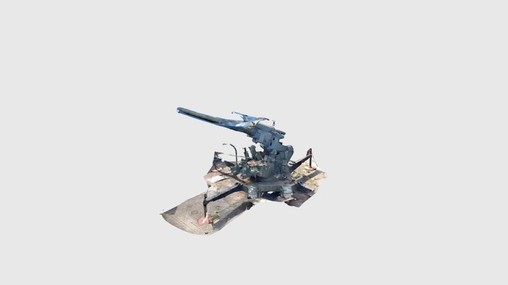 Ack-Ack Gun 3D Model