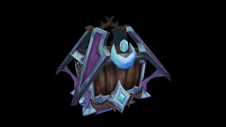 World of Warcraft chest - Night Elf 3D Model