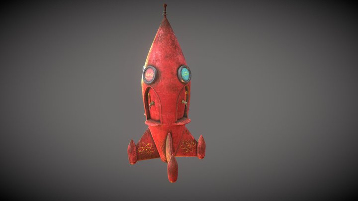 Nuka Cola Rocket Soda Fountain 3D Model