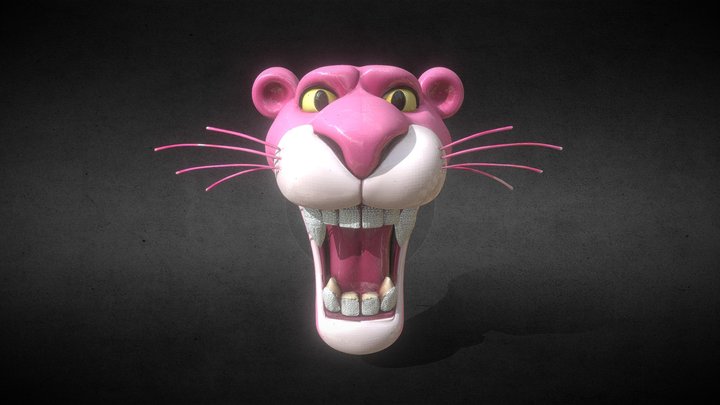 Pink Panther Bling Roar – Modello 3D gratuito STL