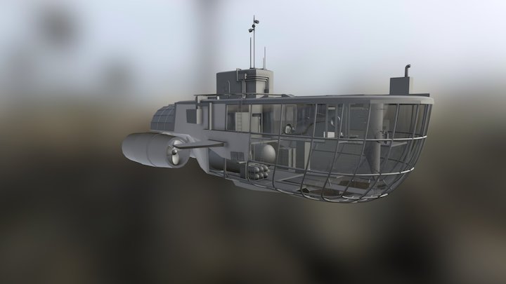 Submarine 3D Model
