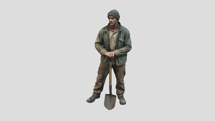 Worker at Rest – Modello 3D gratuito STL