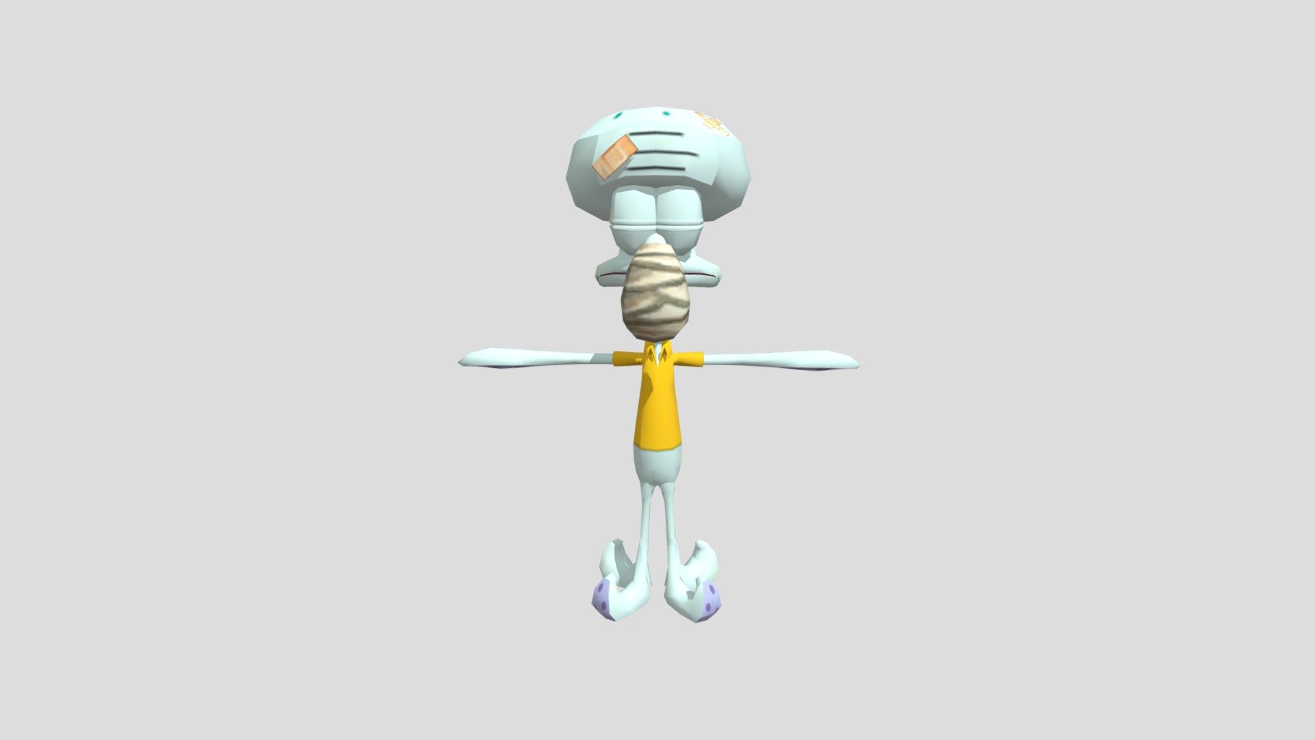 Hurt Squidward - Download Free 3D model by rogerreyes582 [1ace16d ...