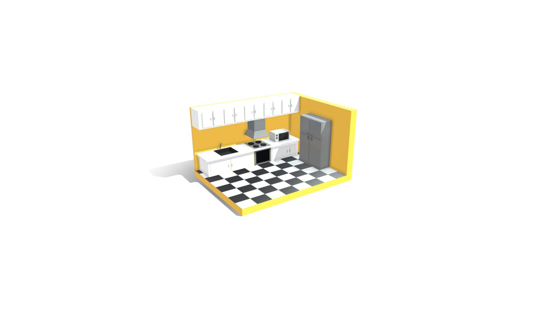 Kitchen Lowpoly