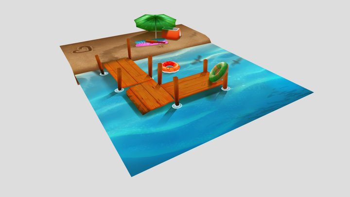 Dock of the Bay 3D Model