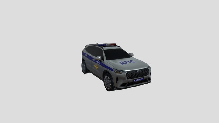Haval H6 - Police 3D Model