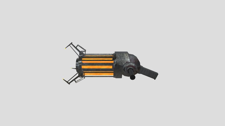Gravity Gun 3D Model