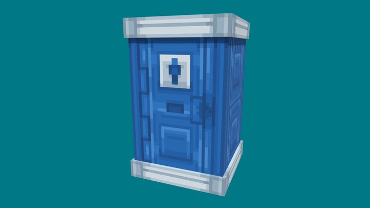 Toilet Cabin 3D Model