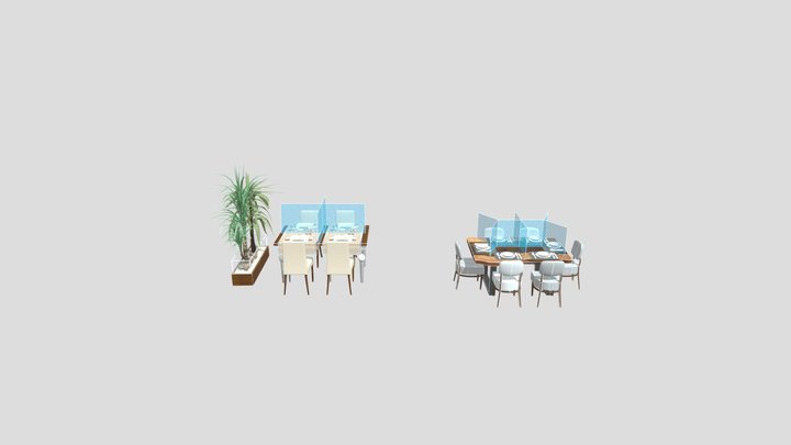 Gesmir Pantalla Restaurante 3D Model