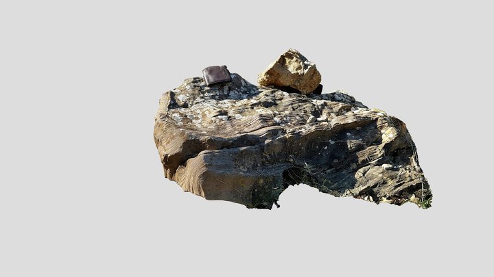 Blocco di Flysch Numidico 3D Model