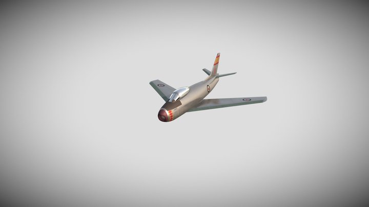 Canadair Sabre 3D Model