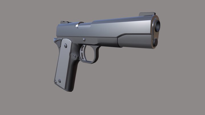 M1911 Black Label 3D Model