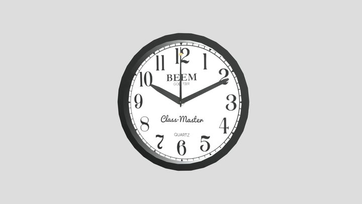 Wall Clock 3D Model