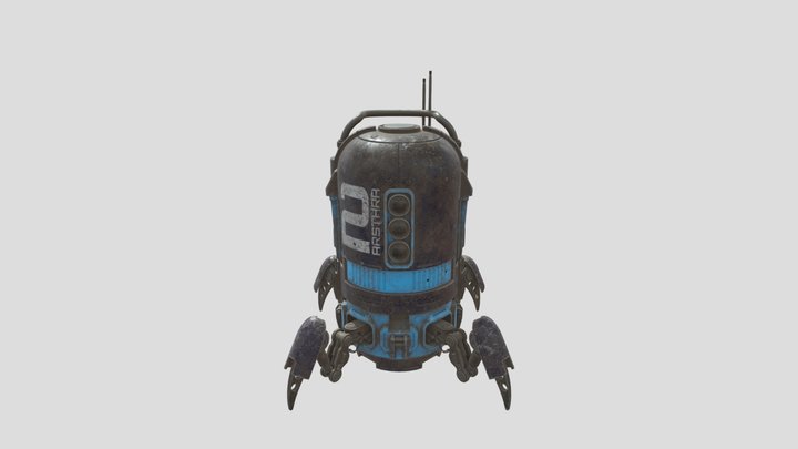 Spiderbot (Texturing Study) 3D Model