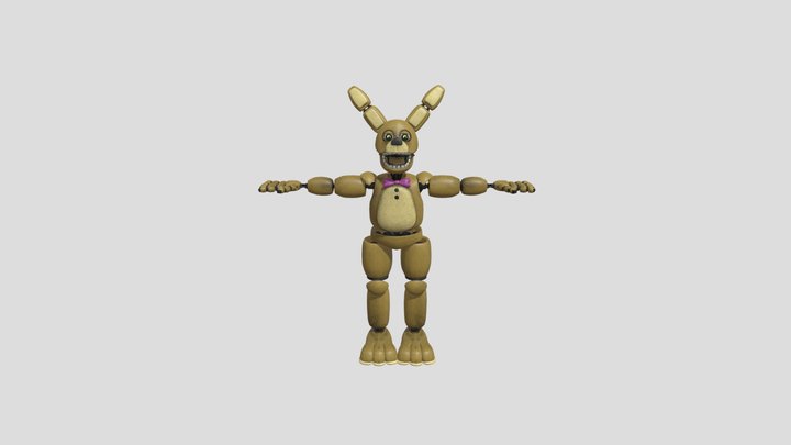 Spring Bonnie 3D Model
