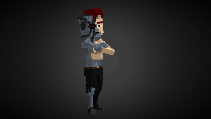 Cyberpunk-Cyborg 3D Model