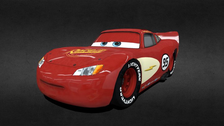 Cars 2 The Videogame - Radiator Springs McQueen 3D Model