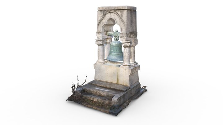 Funerary monument for Nicloae Brezeanu 3D Model