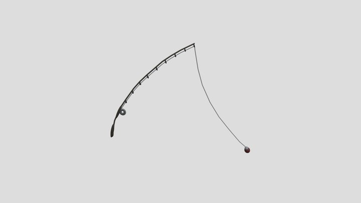 Fishingrod 3D Model
