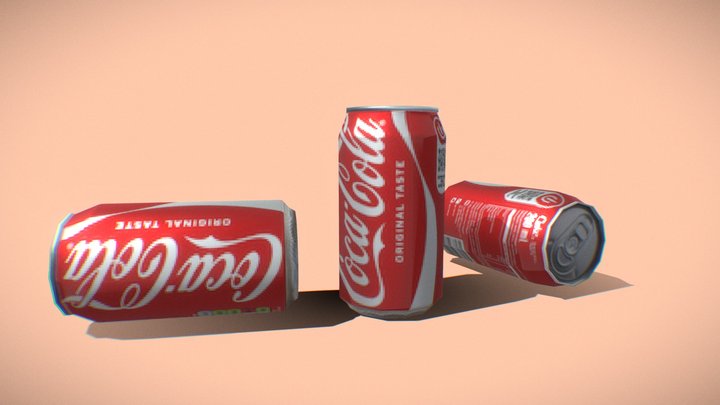 Low Poly Coke Can