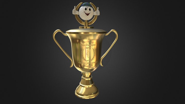 Trophy 1st One and Homely 3D Model