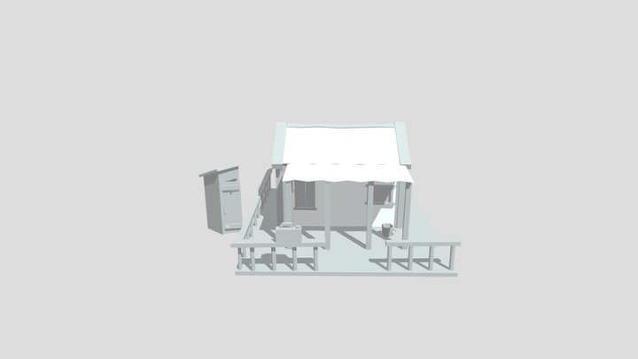 By the ocean - House model 3D Model