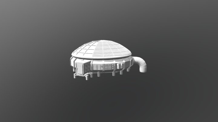 Martian Greenhouse 3D Model