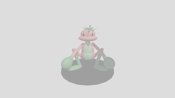 platonic solids character 3D Model