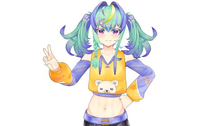🐾 Vtuber ฅʕ´•ᴥ•`ʔฅ 3D Model