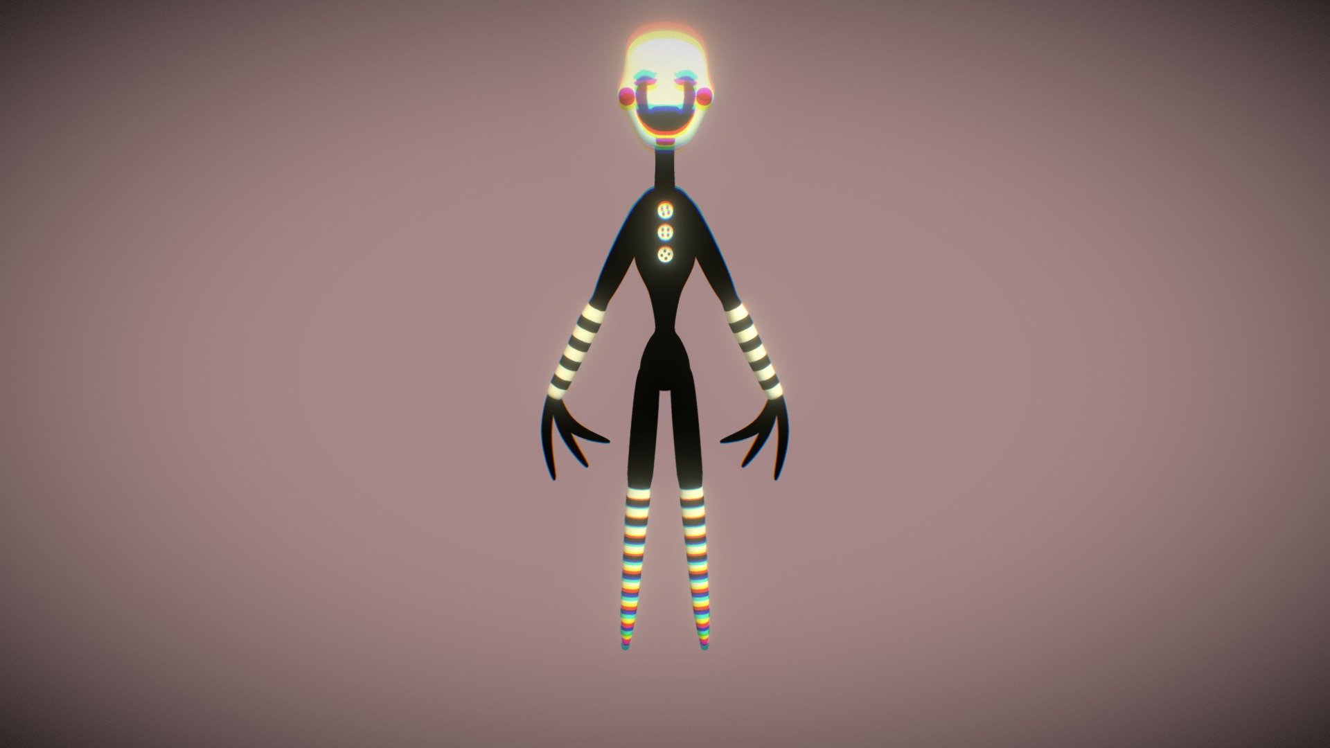 FNAF 2 Puppet 3D model by El Misterioso (moises.sabalete) [1ada082] Sketchfab
