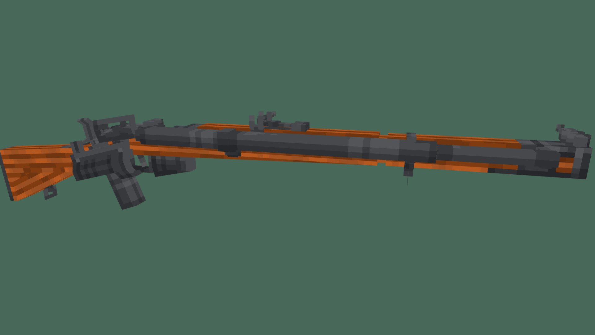 Howell Automatic Rifle (BlockFront) - 3D model by Thlrd [1ada386 ...