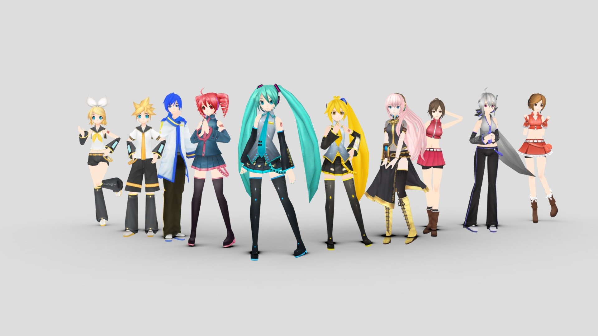 Hatsune Miku Project Diva Personajes Download Free 3d Model By 雨宮レン Oscar3dmodel 1adab12 6658