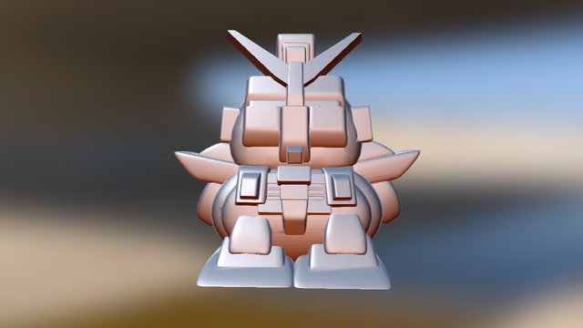 Gundam Style 3D Model
