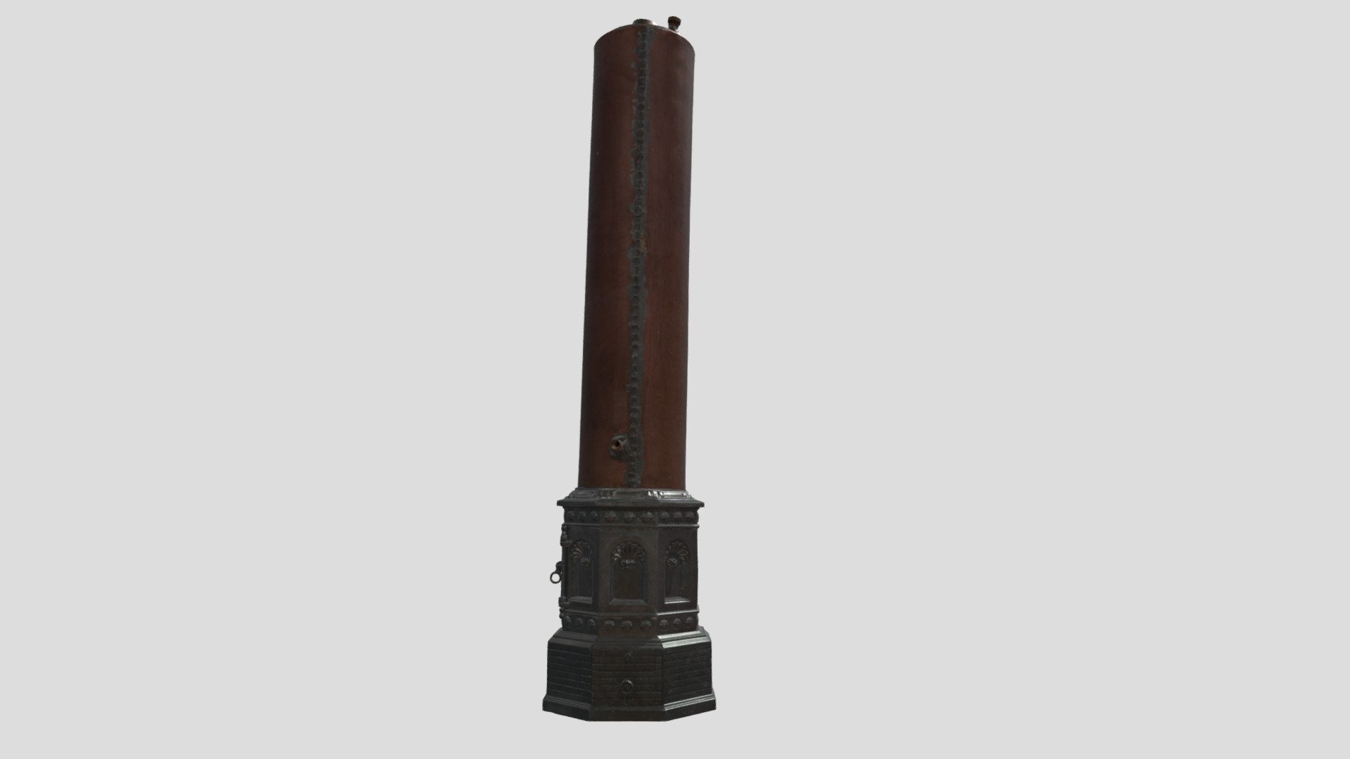 Coal-fired bathroom water heater