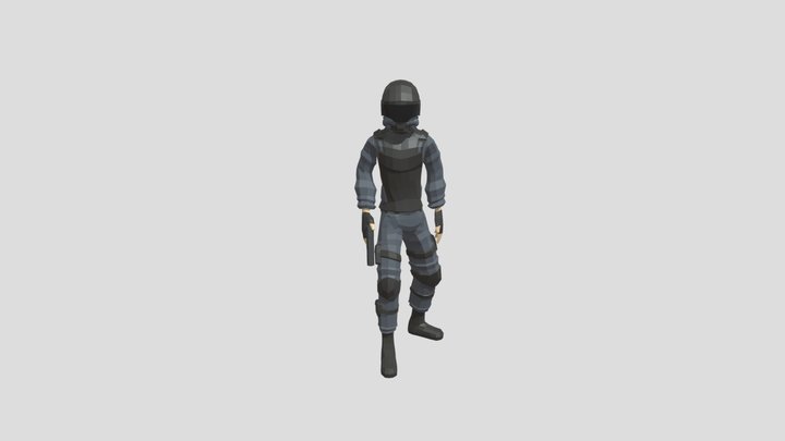 Swat from gdevelop 3D Model