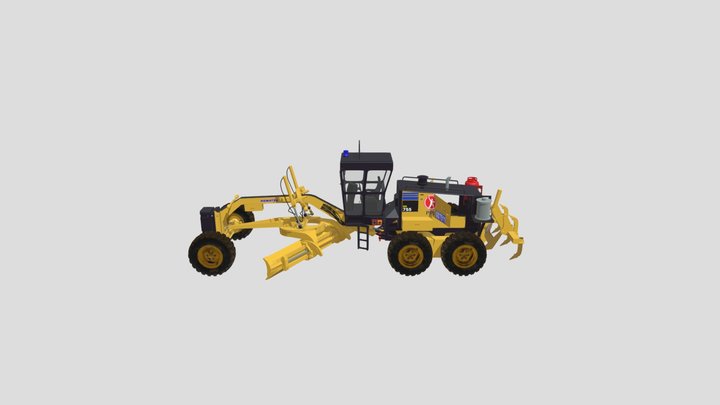 MOTOR GRADER 755 3D Model
