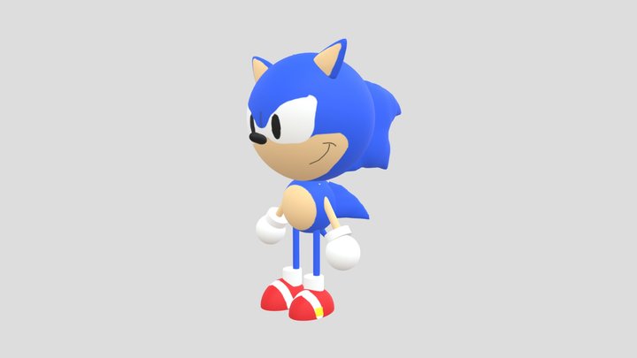 my Sonic 3d model 3D Model
