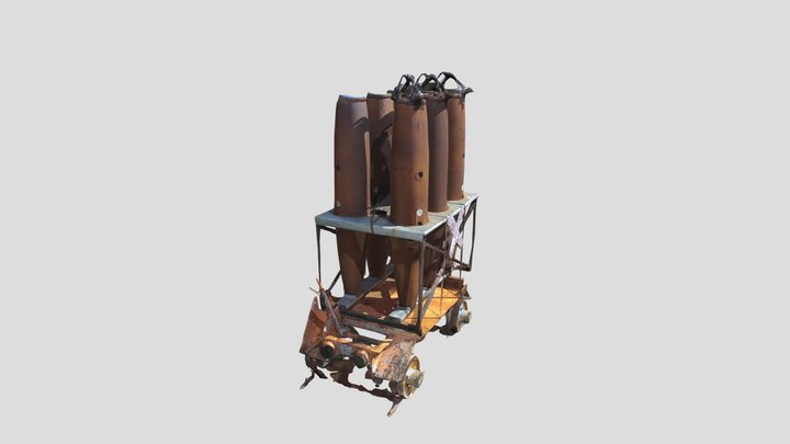 BOMB CART 3D Model