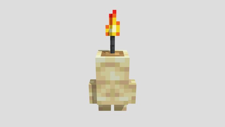 Candle 3D Model
