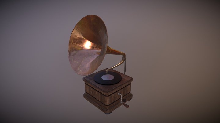 Gramofon 3D Model