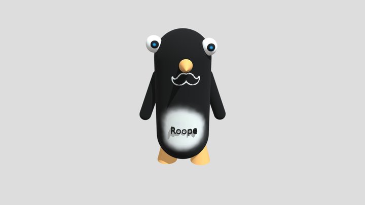 Pingviini, Paint 3D 3D Model