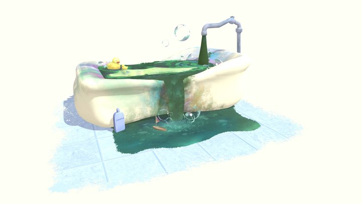 Bathtub Buddy 3D Model