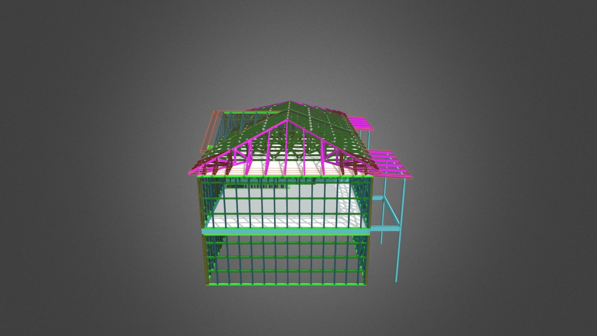 TRUSS DESIGN - 54 WINDRUSH CLOSE - LOT 5-8 - 3D model by trussdesigns ...