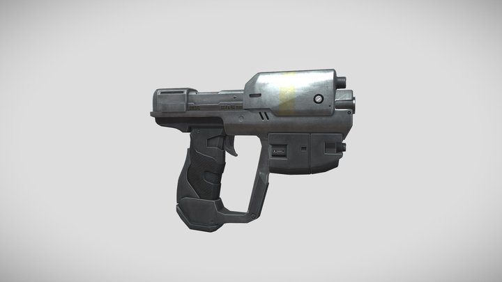 Halo Handgun UNSC-M6C 3D Model