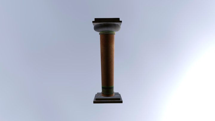 Minoan Column 3D Model